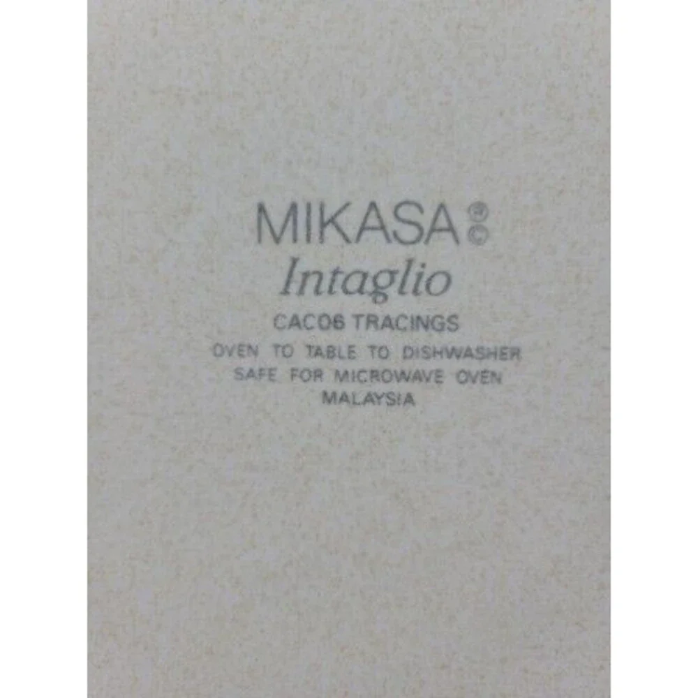 Mikasa intaglio tracings
